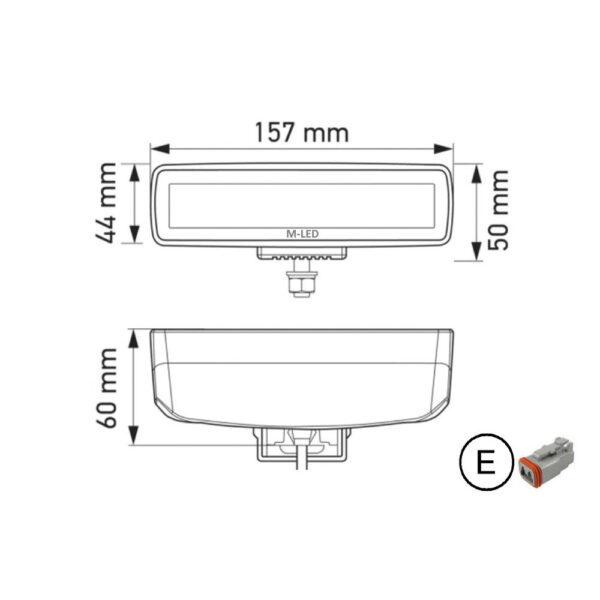 M-LED Sergeant, Dark look - 30W – Image 8
